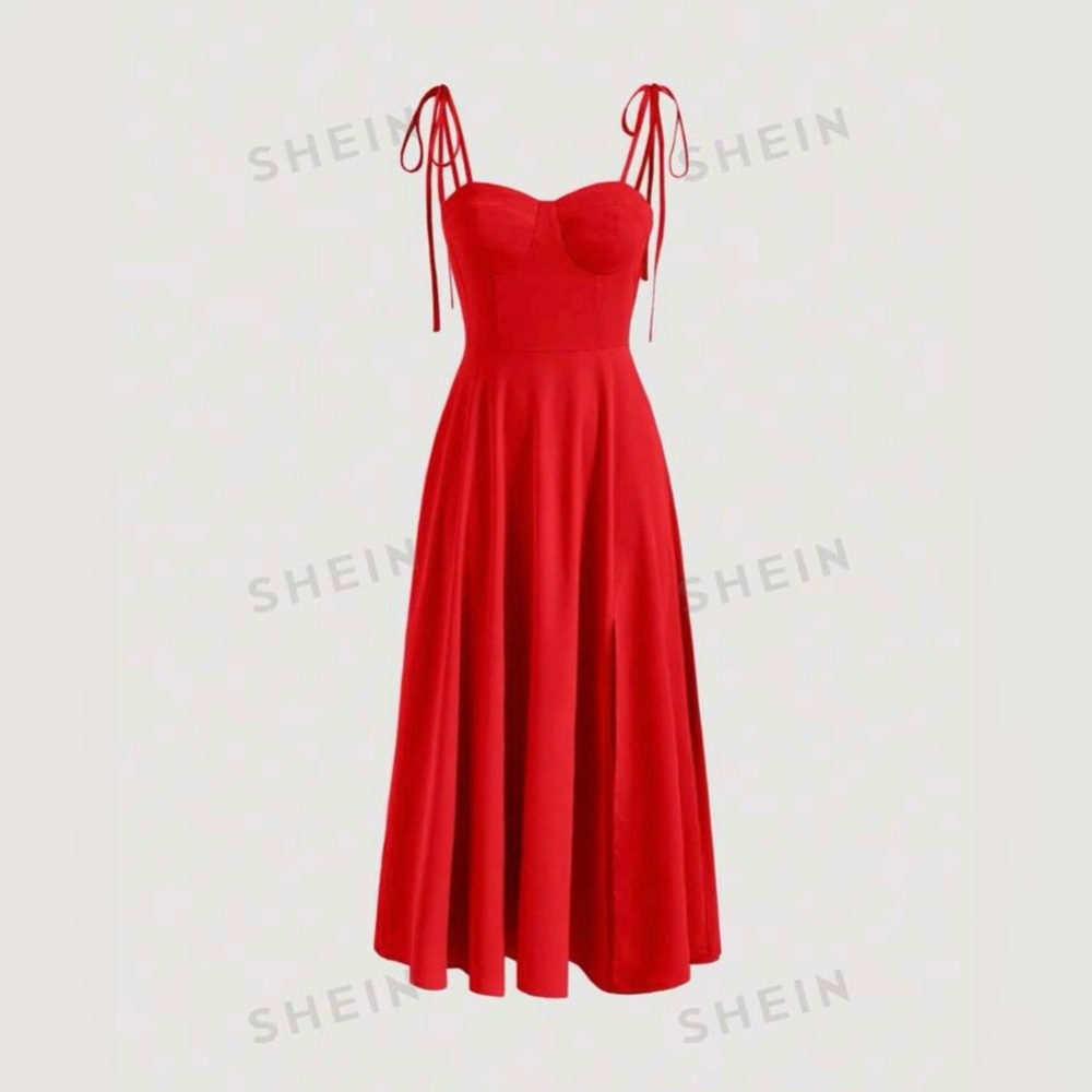 SHEIN RED DRESS 10/10